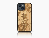 SUMMERFLOWER iPhone 13 Holz-Kunststoff Hülle