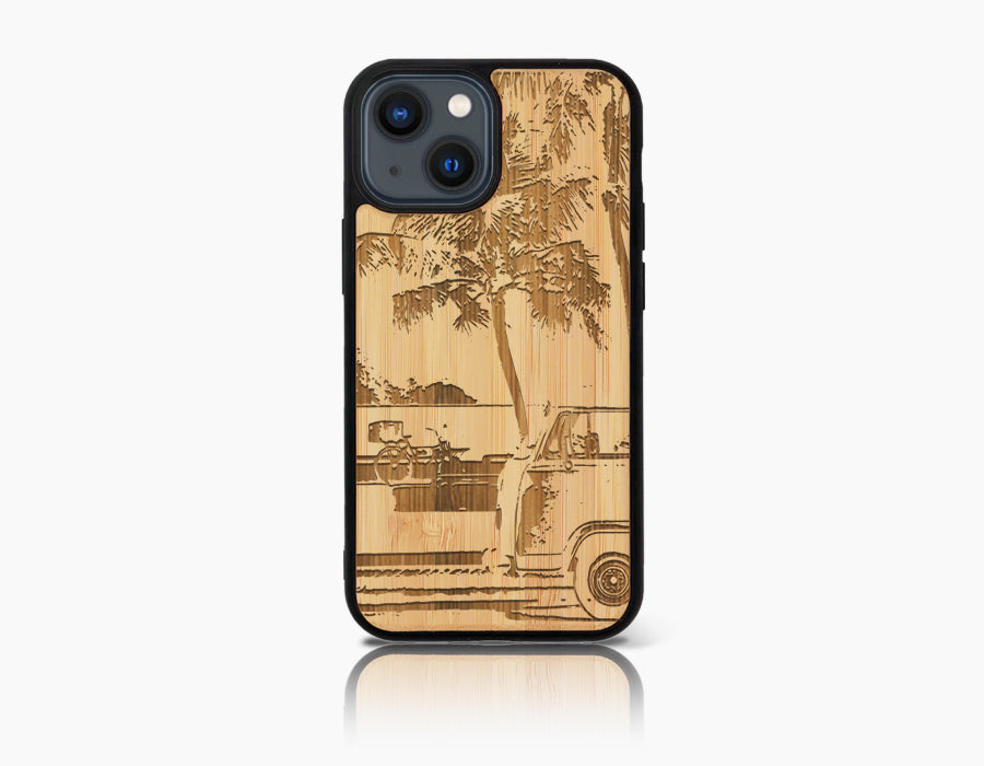 VWREISEN iPhone 13 Mini Holz-Kunststoff Hülle