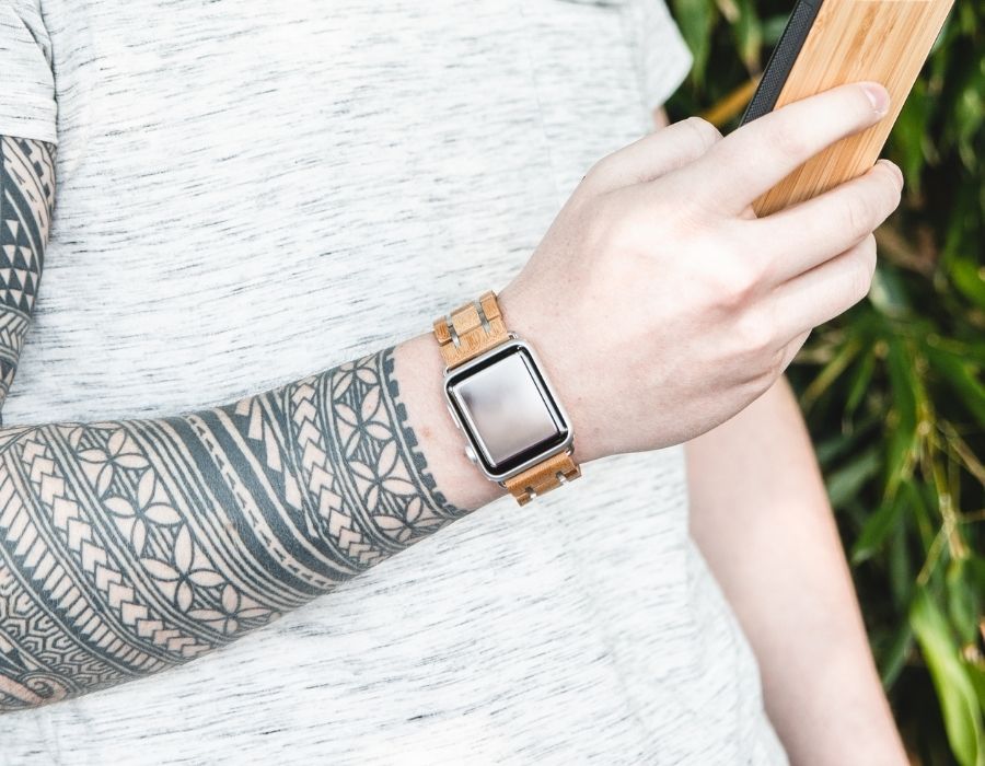 iWatch Strap Bambus