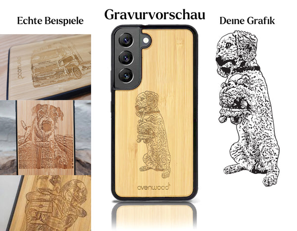 INDIVIDUELL Samsung Galaxy S22 Bambus-Kunststoff
