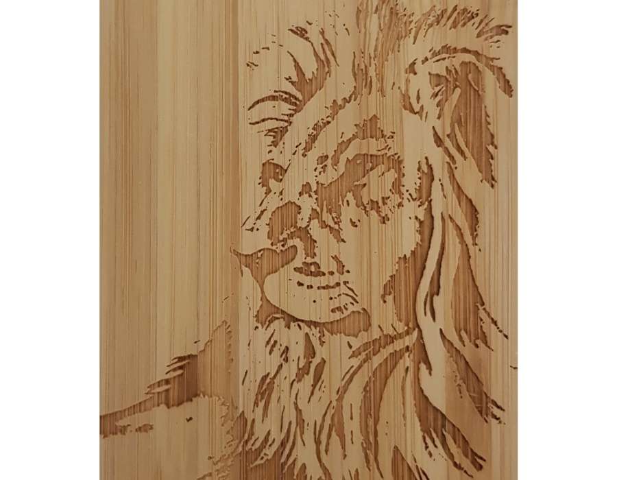 LÖWE iPhone 13 Pro Max Holz-Kunststoff Hülle