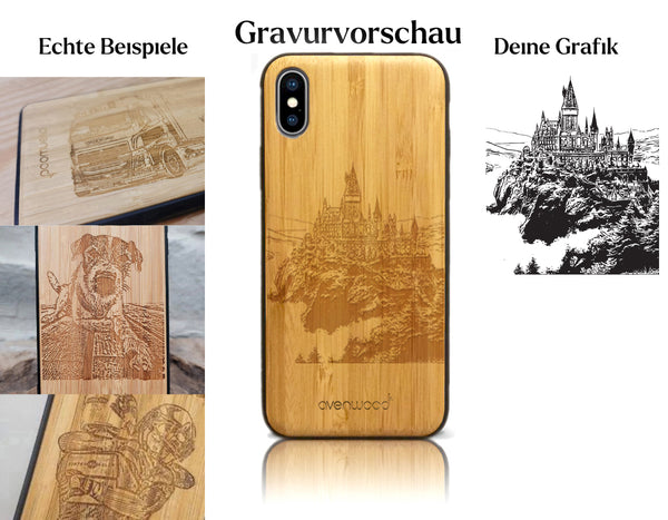 INDIVIDUELL iPhone X / XS Bambus-Kunststoff